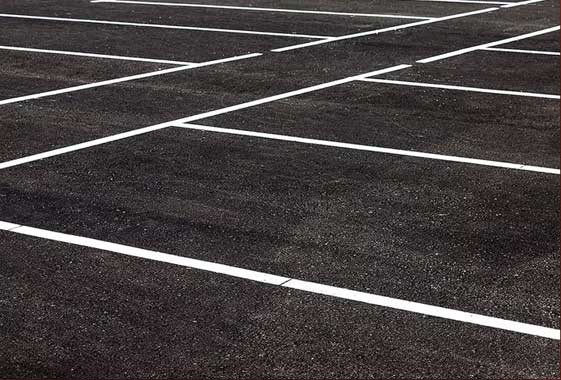 Asphalt striping on the Eastern Shore of Maryland and Delaware