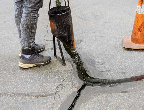 Driveway patchwork repair on the Eastern Shore of Maryland and Delaware